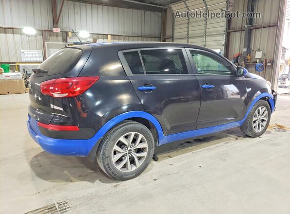 KNDPB3AC9G7856093 2016 KIA SPORTAGE Черный Задняя правая четверть