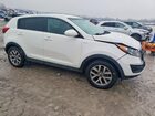 2016 Kia Sportage Lx White vin: KNDPBCAC0G7876233