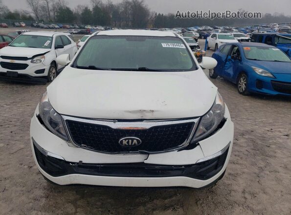 KNDPBCAC0G7876233 2016 KIA SPORTAGE White Vista frontal