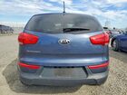 2016 Kia Sportage Lx Синий vin: KNDPBCAC3G7813479