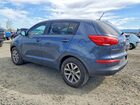 2016 Kia Sportage Lx Синий vin: KNDPBCAC3G7813479