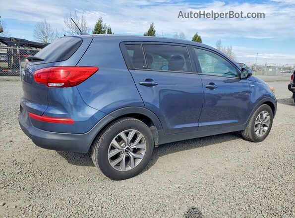KNDPBCAC3G7813479 2016 KIA SPORTAGE Синий Задняя правая четверть