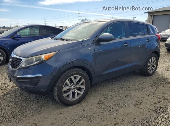 KNDPBCAC3G7813479 2016 KIA SPORTAGE Синий Передняя левая четверть