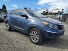2016 Kia Sportage Lx Синий vin: KNDPBCAC3G7813479
