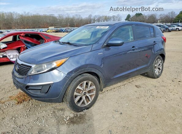 KNDPBCAC5G7838089 2016 KIA SPORTAGE Синий Передняя левая четверть