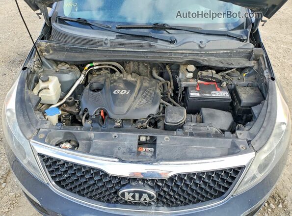 KNDPBCAC5G7838089 2016 KIA SPORTAGE Синий Вид подкапотного пространства