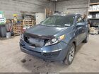 2016 Kia Sportage Lx Синий vin: KNDPBCAC9G7875310