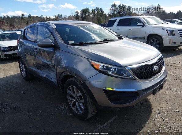 KNDPBCACXG7840209 2016 KIA SPORTAGE Gray Przód prawy