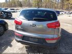 2016 Kia Sportage Lx Gray vin: KNDPBCACXG7840209