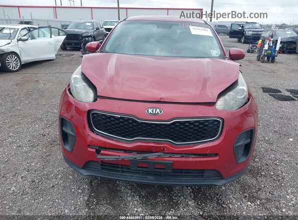 KNDPM3AC0H7135253 2017 KIA SPORTAGE Red Widok z przodu