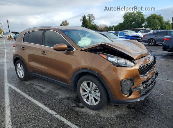KNDPM3AC0K7504409 2019 KIA SPORTAGE Brown Передня права чверть