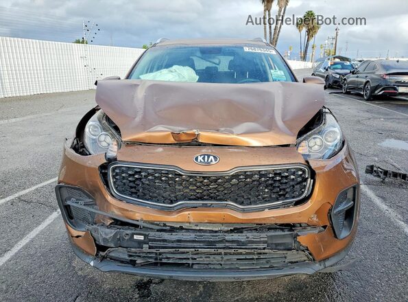KNDPM3AC0K7504409 2019 KIA SPORTAGE Brown Вид спереду