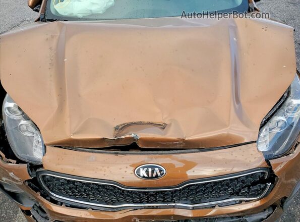 KNDPM3AC0K7504409 2019 KIA SPORTAGE Brown Вид підкапотного простору