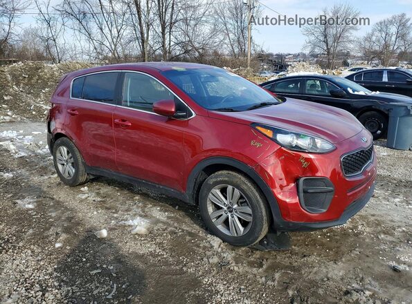 KNDPM3AC0K7539869 2019 KIA SPORTAGE Red Przód prawy
