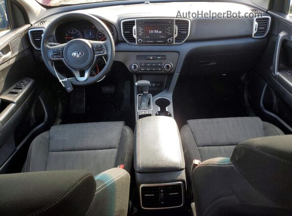 KNDPM3AC0K7539869 2019 KIA SPORTAGE Red Widok deski rozdzielczej
