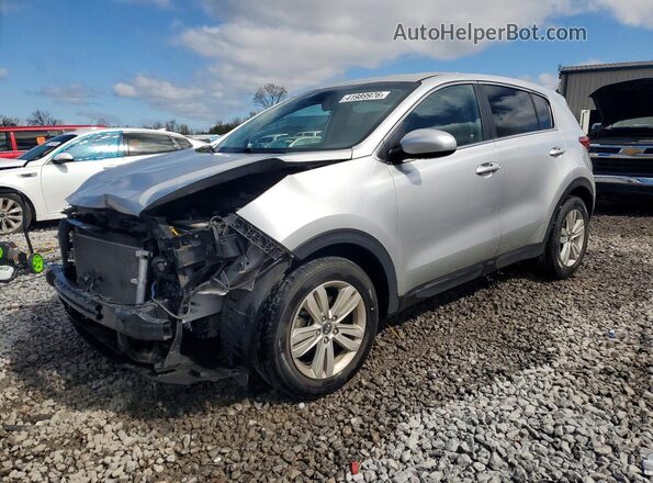 KNDPM3AC0K7567655 2019 KIA SPORTAGE Silver Vista tres cuartos delantera izquierda