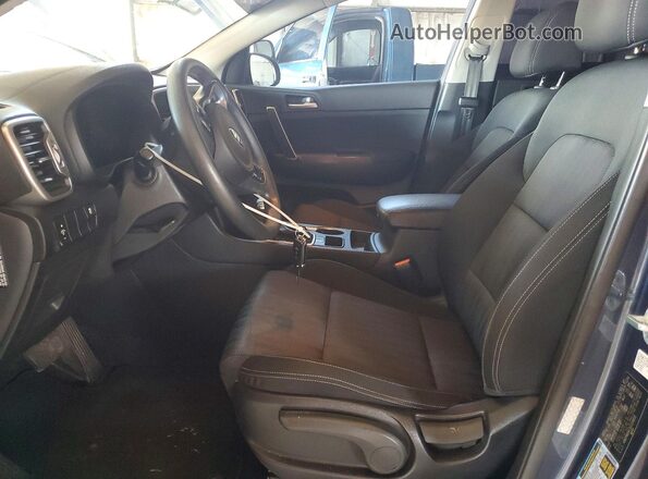 KNDPM3AC1H7218111 2017 KIA SPORTAGE Синий Вид салона спереди