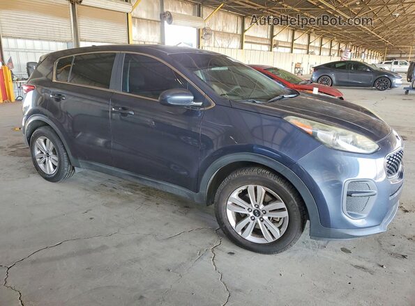 KNDPM3AC1H7218111 2017 KIA SPORTAGE Синий Передняя правая четверть