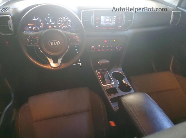 KNDPM3AC1H7218111 2017 KIA SPORTAGE Синий Вид панели приборов