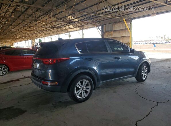 KNDPM3AC1H7218111 2017 KIA SPORTAGE Синий Задняя правая четверть