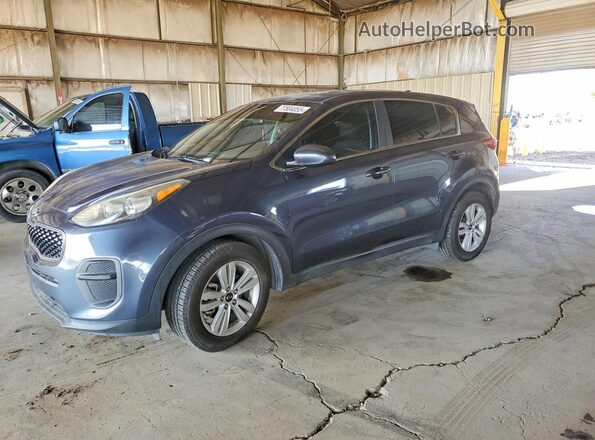 KNDPM3AC1H7218111 2017 KIA SPORTAGE Синий Передняя левая четверть