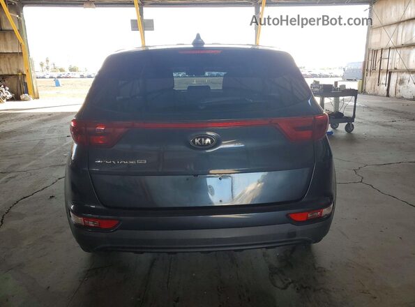 KNDPM3AC1H7218111 2017 KIA SPORTAGE Синий Вид сзади