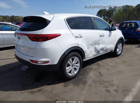 KNDPM3AC1J7301592 2018 KIA SPORTAGE Белый Задняя правая четверть