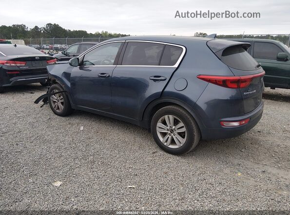 KNDPM3AC2H7037308 2017 KIA SPORTAGE Dark Blue Задняя левая четверть
