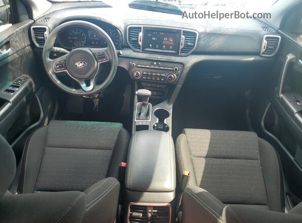 KNDPM3AC2K7624941 2019 KIA SPORTAGE Blue Առջևի վահանակի տեսք