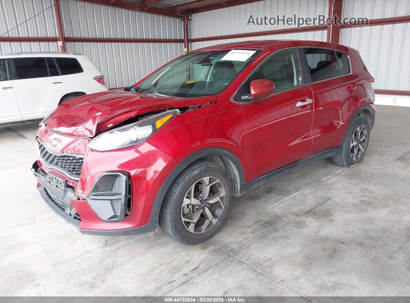 KNDPM3AC2L7712471 2020 KIA SPORTAGE Красный Передняя левая четверть