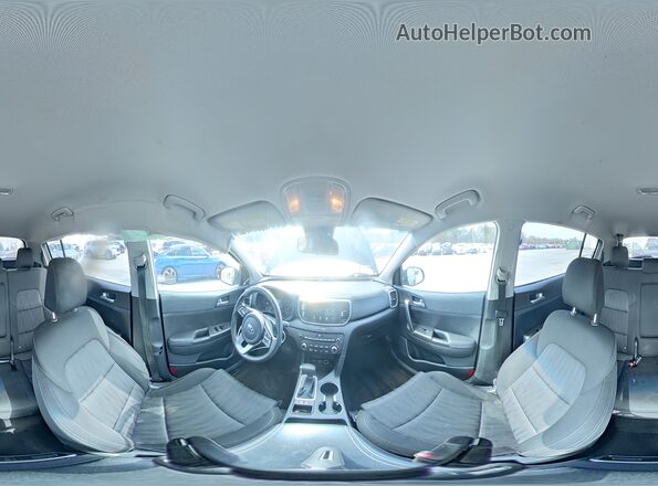 KNDPM3AC2M7863876 2021 KIA SPORTAGE Серый Панорамный вид салона 360°