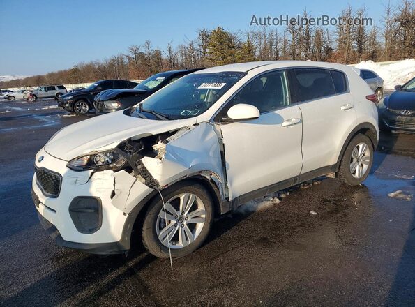 KNDPM3AC3J7330737 2018 KIA SPORTAGE White Przód lewy