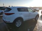 2018 Kia Sportage Lx White vin: KNDPM3AC3J7330737