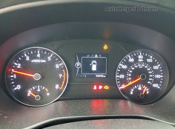 KNDPM3AC3K7526985 2019 KIA SPORTAGE Gray ხელსაწყოთა პანელის ხედი