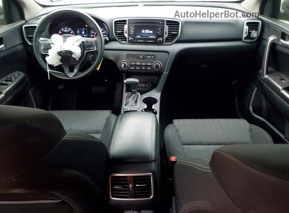 KNDPM3AC3K7526985 2019 KIA SPORTAGE Gray წინა პანელის ხედი