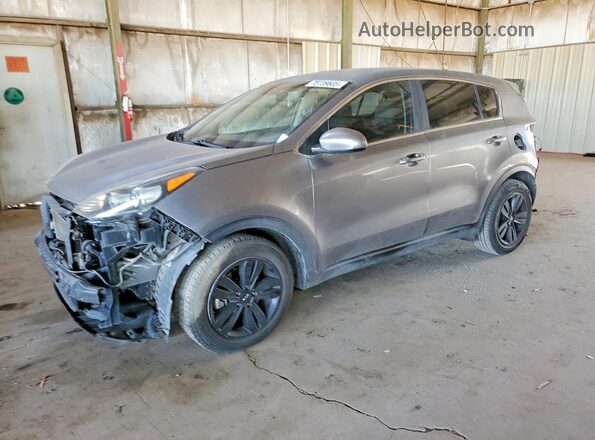 KNDPM3AC4H7165128 2017 KIA SPORTAGE Gray Передня ліва чверть