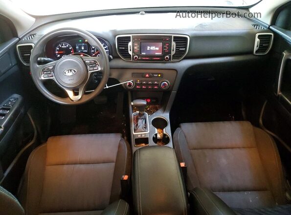 KNDPM3AC4H7165128 2017 KIA SPORTAGE Gray Вид панелі приладів