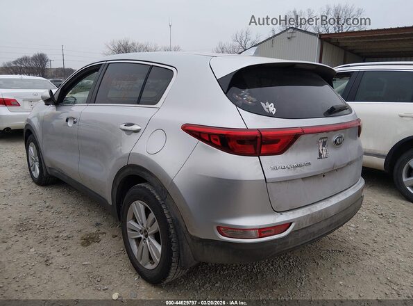 KNDPM3AC4J7382913 2018 KIA SPORTAGE Серебряный Задняя левая четверть