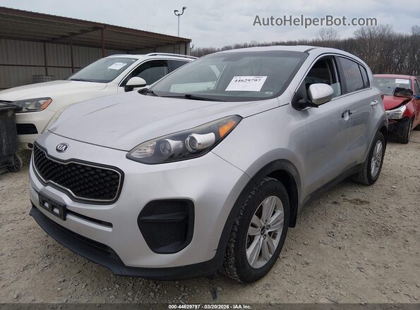 KNDPM3AC4J7382913 2018 KIA SPORTAGE Серебряный Передняя левая четверть