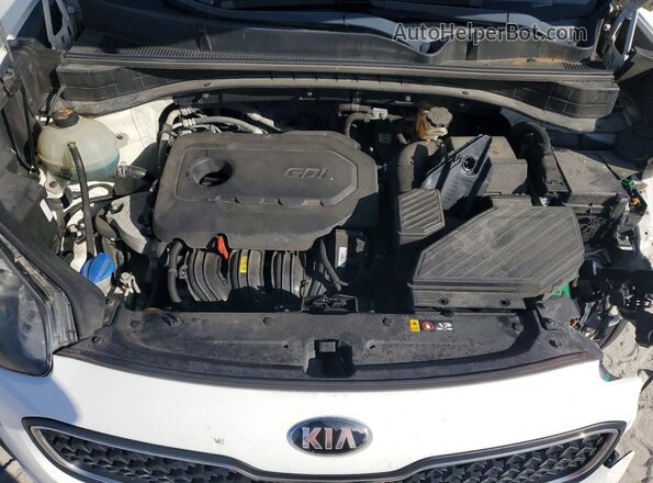 KNDPM3AC4K7549370 2019 KIA SPORTAGE White Vista del compartimento del motor