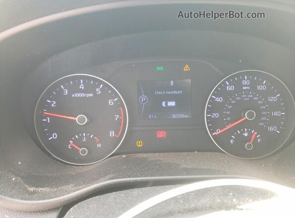 KNDPM3AC4K7549370 2019 KIA SPORTAGE White Vista del cuadro de instrumentos