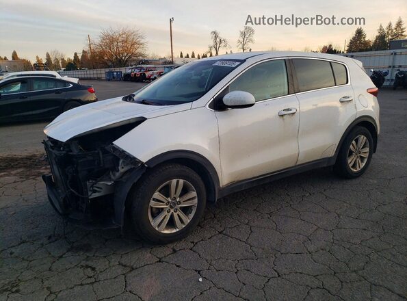 KNDPM3AC5J7348379 2018 KIA SPORTAGE Белый Передняя левая четверть