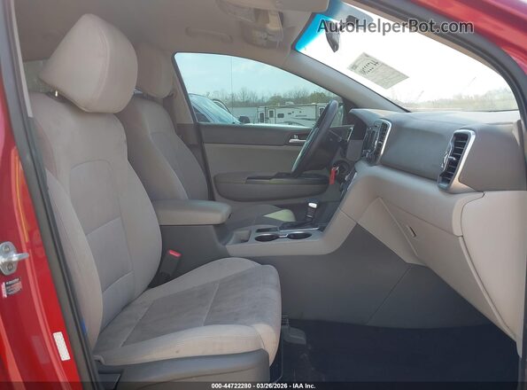 KNDPM3AC5K7621161 2019 KIA SPORTAGE Красный Вид салона спереди