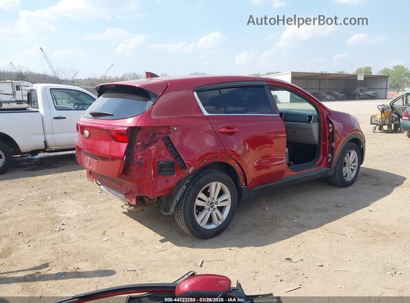 KNDPM3AC5K7621161 2019 KIA SPORTAGE Красный Задняя правая четверть