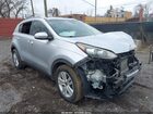 2017 Kia Sportage Lx Silver vin: KNDPM3AC6H7296058