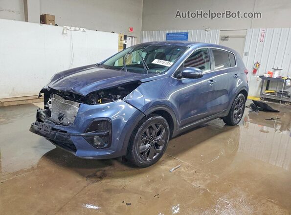 KNDPM3AC7N7007488 2022 KIA SPORTAGE Blue Przód lewy