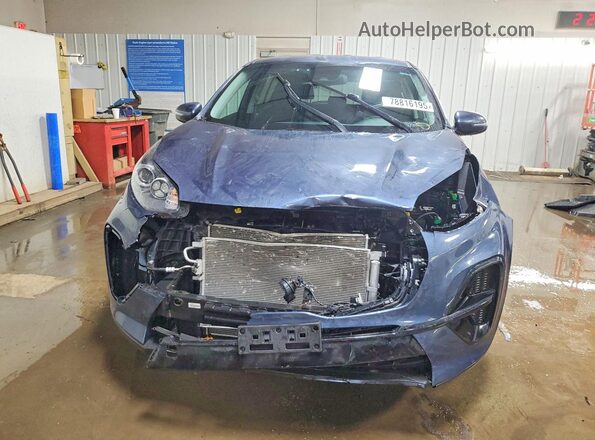 KNDPM3AC7N7007488 2022 KIA SPORTAGE Blue Widok z przodu