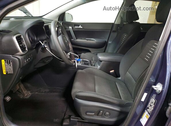 KNDPM3AC7N7007488 2022 KIA SPORTAGE Blue Widok wnętrza z przodu