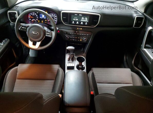 KNDPM3AC7N7007488 2022 KIA SPORTAGE Blue Widok deski rozdzielczej