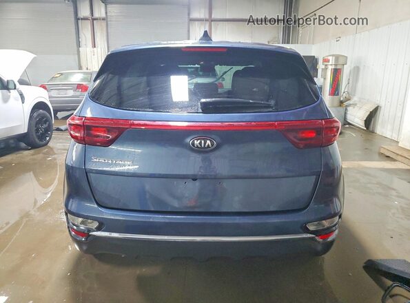 KNDPM3AC7N7007488 2022 KIA SPORTAGE Blue Widok z tyłu